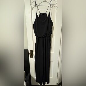 Long black stretchy jumpsuit